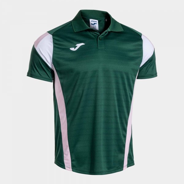 MONTREAL SHORT SLEEVE POLO GREEN PINK