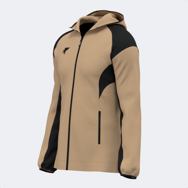 OUTDOOR DEVA ZIP-UP HOODIE BROWN