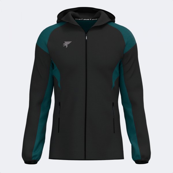 OUTDOOR DEVA ZIP-UP HOODIE BLACK