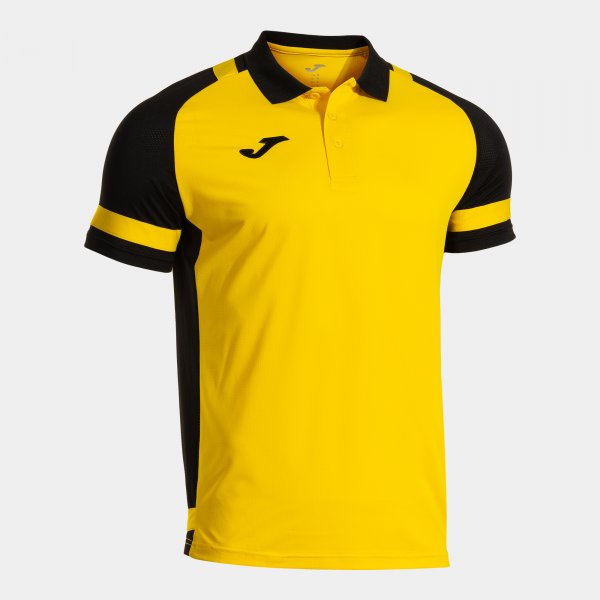 LIDER SHORT SLEEVE POLO YELLOW BLACK