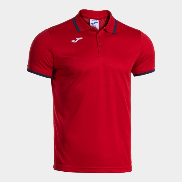 COMBI PREMIUM SHORT SLEEVE POLO RED DARK NAVY