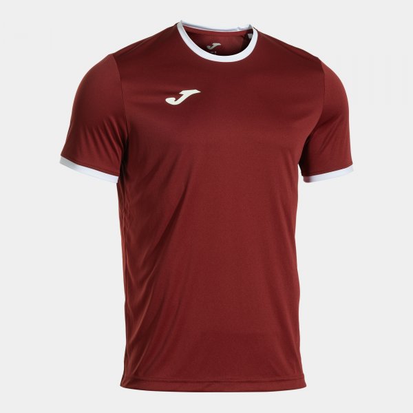 COMBI PREMIUM SHORT SLEEVE T-SHIRT BURGUNDY WHITE