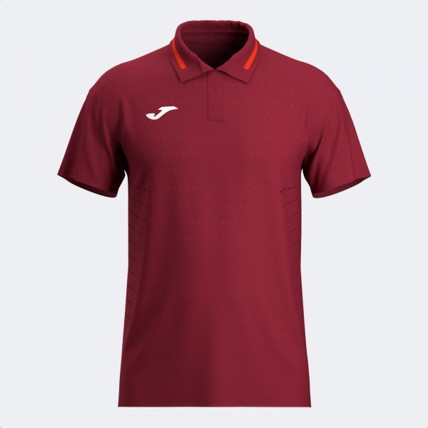 CHALLENGE LOB SHORT SLEEVE POLO BURGUNDY