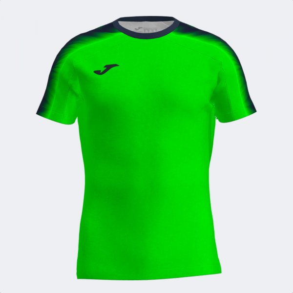 ELITE XI SHORT SLEEVE T-SHIRT FLUOR GREEN NAVY BLUE