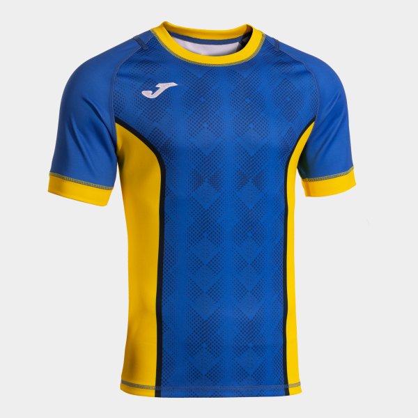 MYSKIN III SHORT SLEEVE T-SHIRT ROYAL BLUE YELLOW
