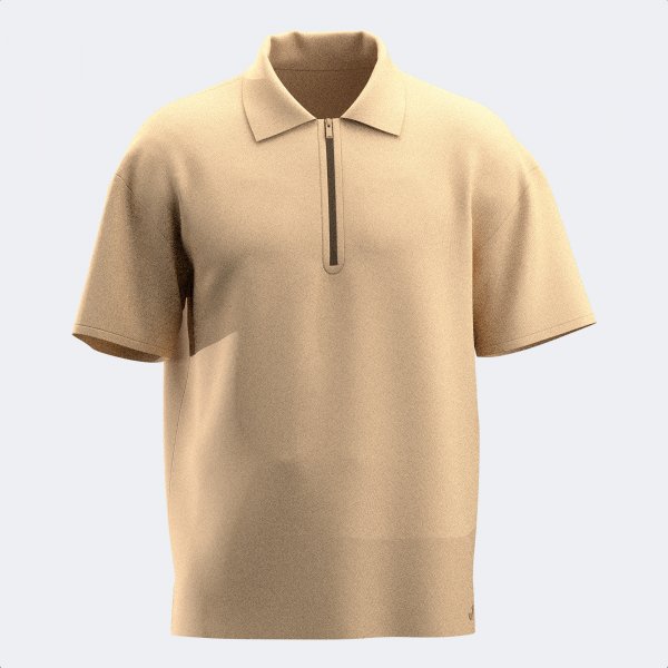 RESORT SHORT SLEEVE POLO BROWN