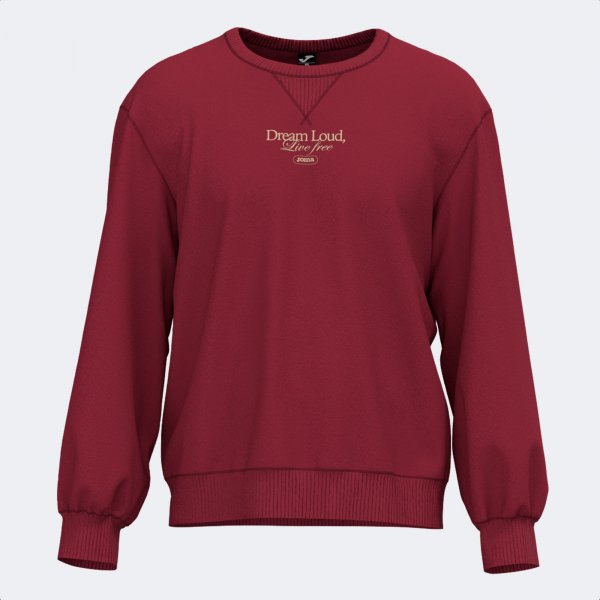 MIMETIC SWEATSHIRT DARK RED