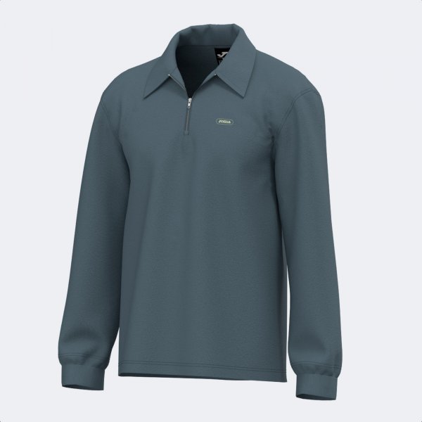 MIMETIC LONG SLEEVE POLO BLUE