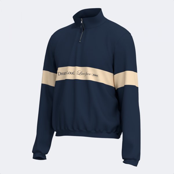 MIMETIC SWEATSHIRT NAVY BLUE