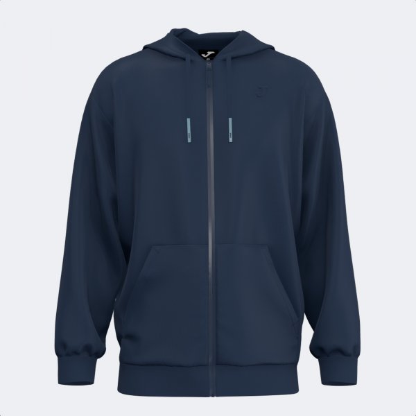 URBAN AESTHETICS ZIP-UP HOODIE NAVY BLUE