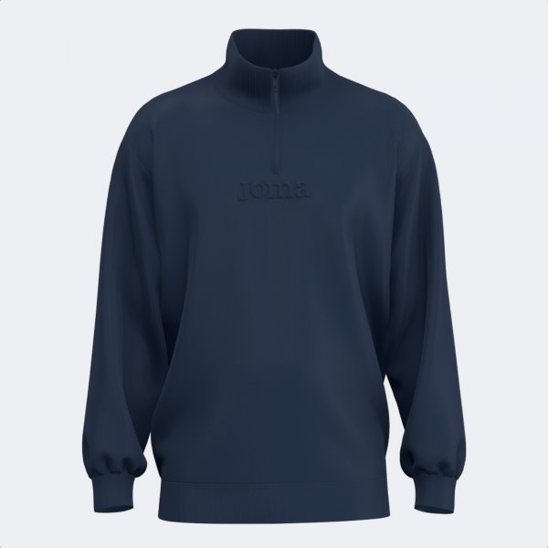 URBAN AESTHETICS FULL ZIP SWEATSHIRT NAVY BLUE
