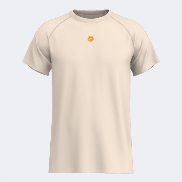 INDOOR GYM SHORT SLEEVE T-SHIRT BEIGE