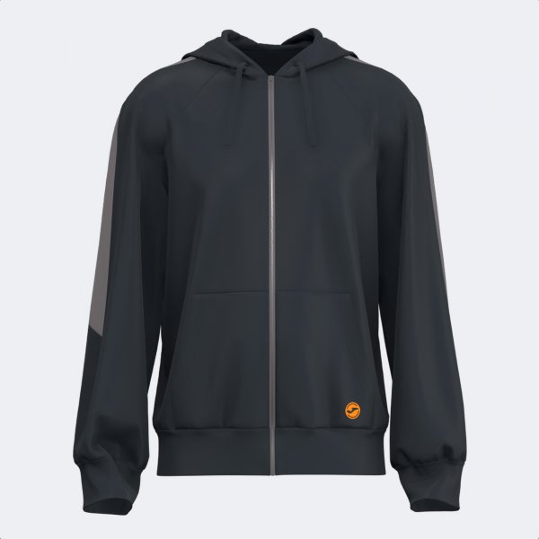 INDOOR GYM ZIP-UP HOODIE BLACK