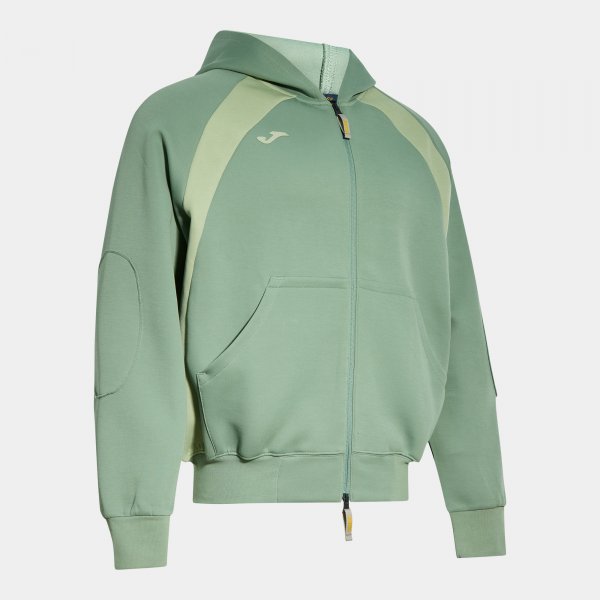 STEP ZIP-UP HOODIE GREEN