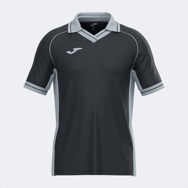 VINTAGE ECO RETRO SHORT SLEEVE T-SHIRT BLACK GRAY