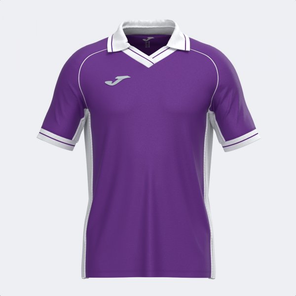 VINTAGE ECO RETRO SHORT SLEEVE T-SHIRT VIOLET WHITE