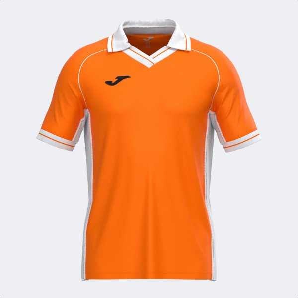 VINTAGE ECO RETRO SHORT SLEEVE T-SHIRT ORANGE WHITE