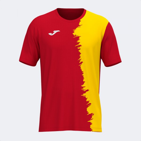 PICASHO SHORT SLEEVE T-SHIRT RED YELLOW