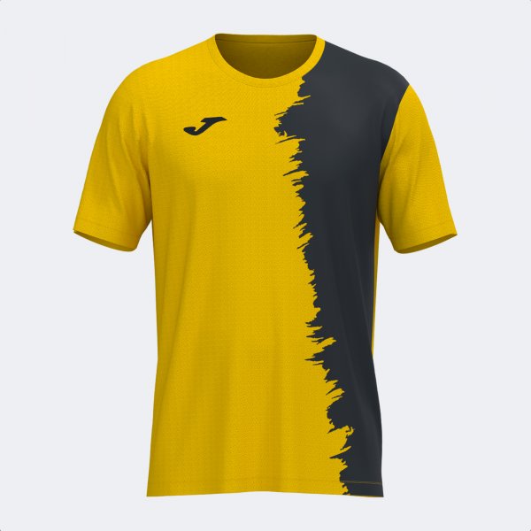 PICASHO SHORT SLEEVE T-SHIRT YELLOW BLACK