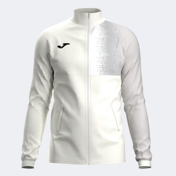 COURT FULL ZIP SWEATSHIRT WHITE