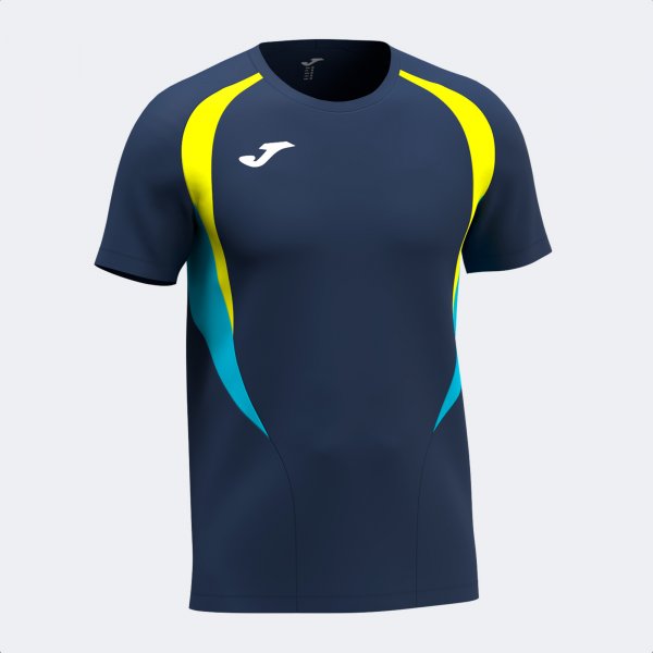 CHAMPIONSHIP 20 SHORT SLEEVE T-SHIRT DARK NAVY FLUOR YELLOW