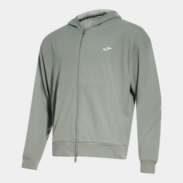SOFT ZIP-UP HOODIE GRAY