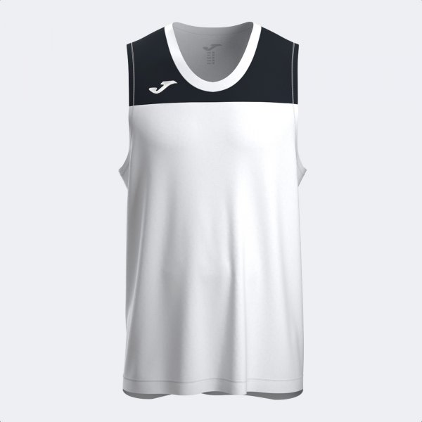 PHOENIX III SLEEVELESS SHIRT WHITE BLACK