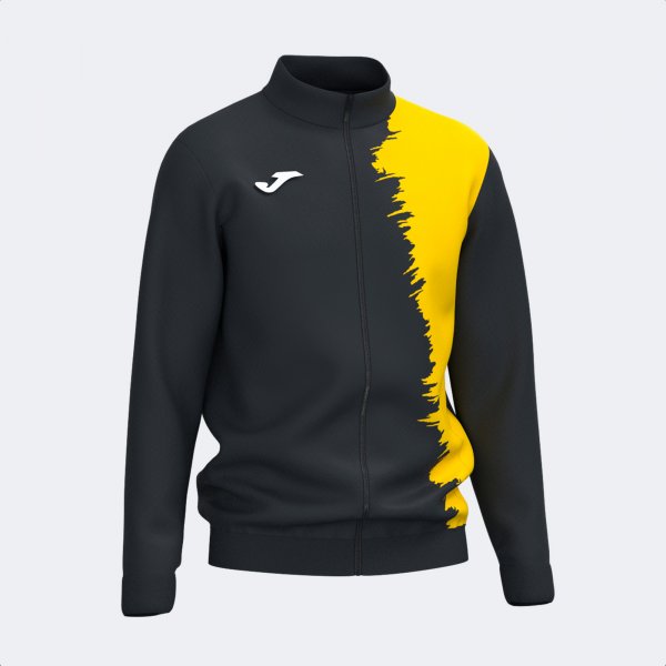 PICASHO FULL ZIP SWEATSHIRT BLACK YELLOW