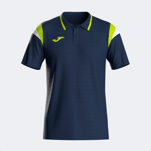 TERRA SHORT SLEEVE POLO DARK NAVY LIME