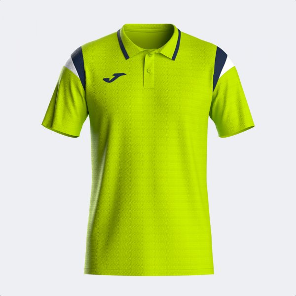TERRA SHORT SLEEVE POLO LIME DARK NAVY