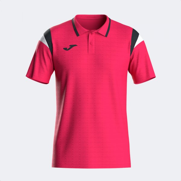 TERRA SHORT SLEEVE POLO FUCHSIA BLACK