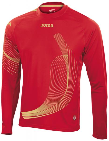 ELITE II L/S SHIRT RED-GOLD