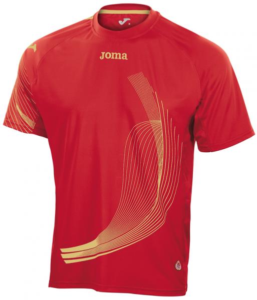 ELITE II S/S SHIRT RED-GOLD