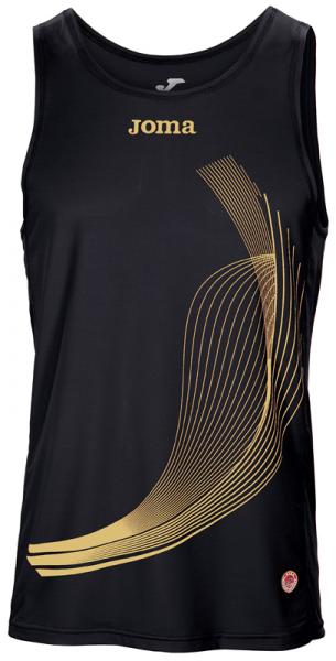 ELITE II SLEEVELESS SHIRT BLACK-GOLD