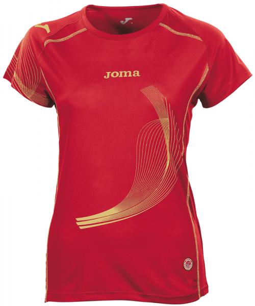 ELITE II WOMAN S/S SHIRT RED