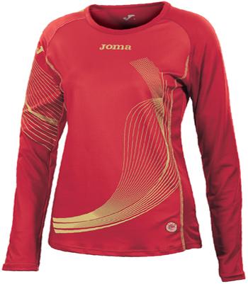 ELITE II WOMAN L/S SHIRT RED