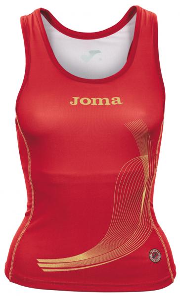 ELITE II WOMAN SLEEVELESS SHIRT RED