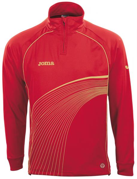 ELITE II SWEATSHIRT RED-GOLD