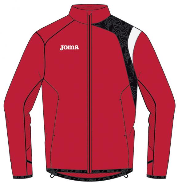 RED WINDBREAKER RUNNING