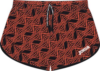 ORANGE-BLACK RUNNING SHORT  