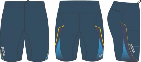 RUNNING MAN BLUE ELASTIC SHORT