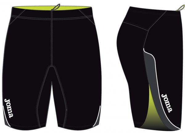 BLACK ELASTIC SHORT