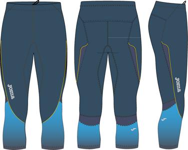 RUNNING MAN NAVY-BLUE ELASTIC PIRATE PANT