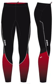 BLACK-RED ELASTIC LONG PANT 