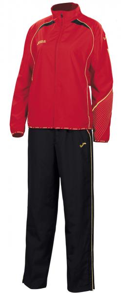 ELITE II WOMAN MICRO-LIGHT TRACKSUIT RED-BLK