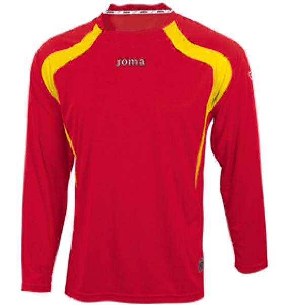 CHAMPIONSHIP L/S SHIRT RED-YELLOW
