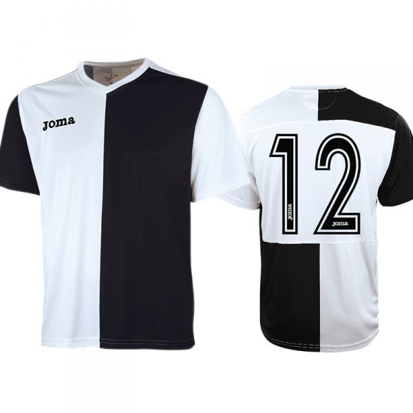 PREMIER S/S SHIRT BLACK-WHITE