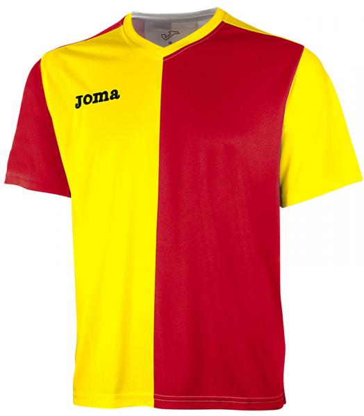 PREMIER S/S SHIRT RED-YELLOW