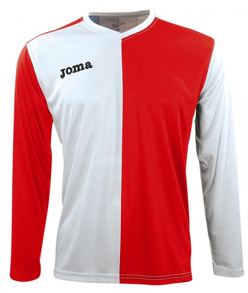 PREMIER L/S SHIRT RED-WHITE