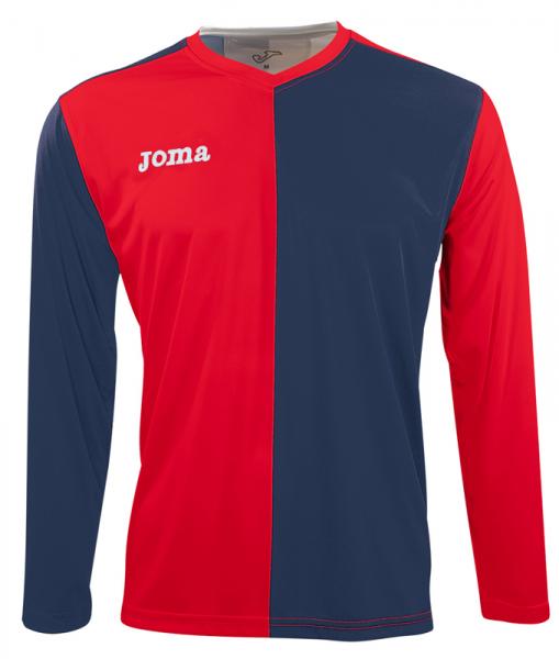 PREMIER L/S SHIRT NAVY-RED